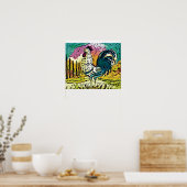 Placido-Hahn-Poster Poster (Küche)