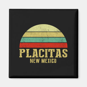 Placitas New Mexico Vintage Retro Sonnenuntergang Magnet