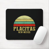 Placitas New Mexico Vintage Retro Sunset Mousepad (Mit Mouse)
