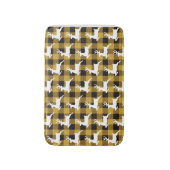Pläd and deer bath mat badematte (Vorderseite Vertikal)