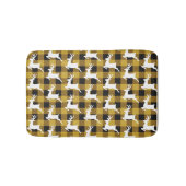 Pläd and deer bath mat badematte (Vorderseite)