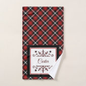 Pläd Personalized snowflake Badhandtuch Set (Handtuch)