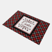 Pläd Personalized snowflake Fußmatte (Schrägansicht)