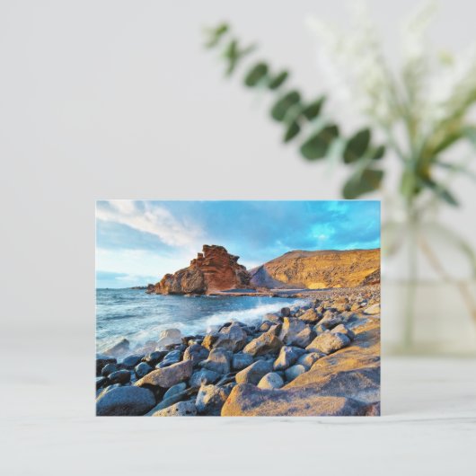 Plage de El Golfo Plages de Lanzarote Postkarte (Stehend Vorderseite)