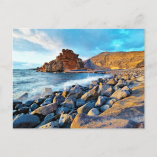 Plage de El Golfo Plages de Lanzarote Postkarte