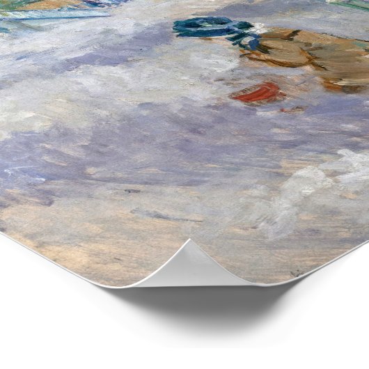 Plage De Nice | Berthe Morisot Poster (Ecke)