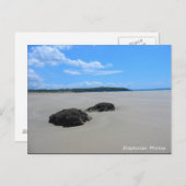 PLAGE DE TELGRUC SUR MER BRETAGNE FRANKREICH POSTKARTE (Vorne/Hinten)