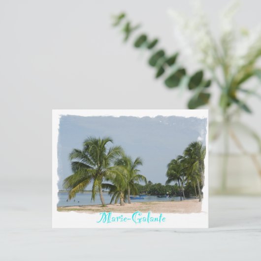 Plage du 3ème pont, Grand-Bourg, Marie-Galante Postkarte (Stehend Vorderseite)