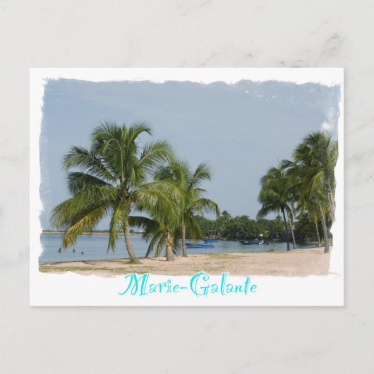 Plage du 3ème pont, Grand-Bourg, Marie-Galante Postkarte (Vorderseite)