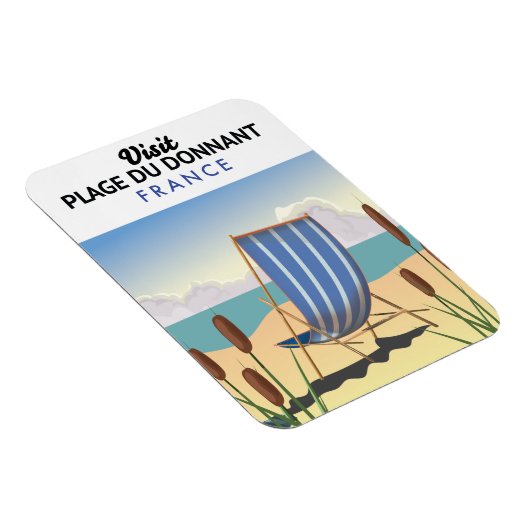 Plage du Donnant Frankreich Magnet (Rechte Seite)