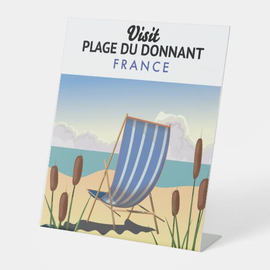 Plage du Donnant Frankreich Sockelschild (Vorderseite)