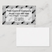 Plage-Kontrolle, die Service abschafft Visitenkarte (Vorne/Hinten)