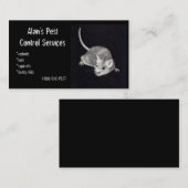 PLAGE-KONTROLLE: MAUS IM BLEISTIFT: GESCHÄFT VISITENKARTE (Vorne/Hinten)