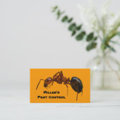 Plage-Kontrolle Visitenkarte (Stehend Vorderseite)