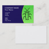 Plage-Kontrolle Visitenkarte (Vorne/Hinten)