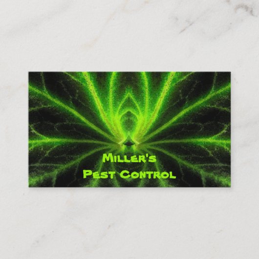 Plage-Kontrolle Visitenkarte (Vorderseite)