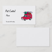 Plage-Kontrolle Visitenkarte (Vorne/Hinten)