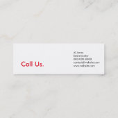 Plage-Kontrollen-dünne Karte (Rückseite)