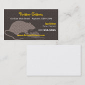 Plage-Kontrollen-Geschäfts-Karte Visitenkarte (Vorne/Hinten)