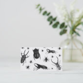 Plage-Kontrollen-Geschäfts-Karten-Schabe fliegt Visitenkarte (Stehend Vorderseite)