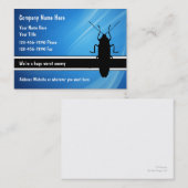 Plage-Kontrollen-Geschäfts-Karten Visitenkarte (Vorne/Hinten)