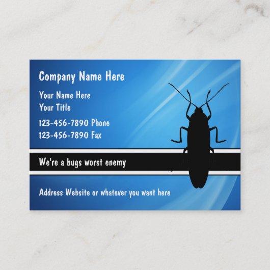 Plage-Kontrollen-Geschäfts-Karten Visitenkarte (Vorderseite)