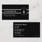 Plage-Kontrollen-Geschäfts-Karten Visitenkarte (Vorne/Hinten)