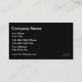 Plage-Kontrollen-Geschäfts-Karten Visitenkarte (Rückseite)