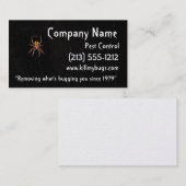 Plage-Kontrollen-Geschäfts-Karten Visitenkarte (Vorne/Hinten)