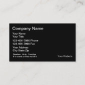 Plage-Kontrollen-Geschäfts-Karten Visitenkarte (Rückseite)