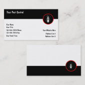 Plage-Kontrollen-Geschäfts-Karten Visitenkarte (Vorne/Hinten)