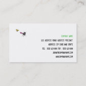 Plage-Kontrollen-grüner Frosch-Zapping Visitenkarte (Rückseite)