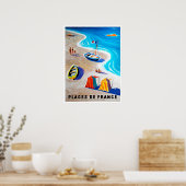 Plages de France Poster (Küche)