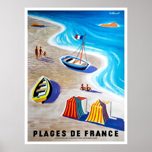 Plages de France Poster (Vorne)