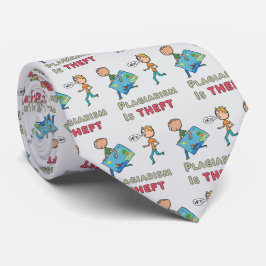 Plagiarism Is Theft Krawatte