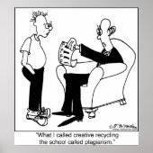 Plagiarismus oder Recycelnd Poster (Vorne)