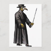 plague-doctor-3 postkarte (Vorderseite)