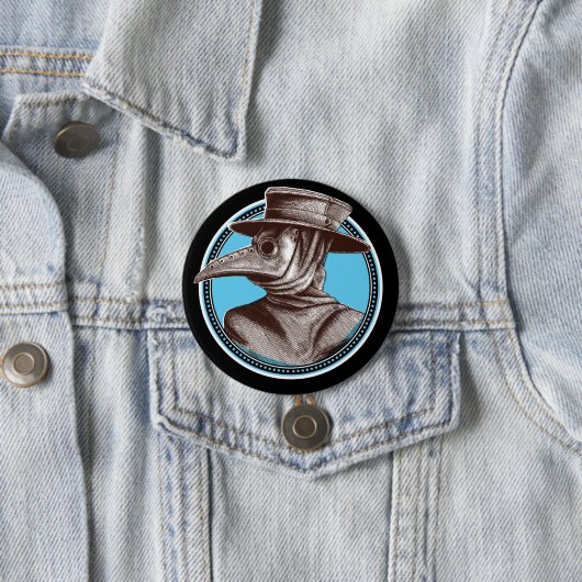 Plague Doctor Button Blue (Beispiel)