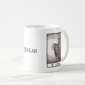 Plague Doctor Hermit Tarot Goth Art Individuelle N Kaffeetasse (VorderseiteRechts)