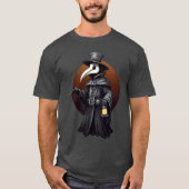 Plague Doctor Lantern T-Shirt – Dark Gothic (Vorderseite)