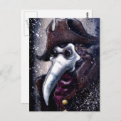 Plague Doctor Postkarten (Vorne/Hinten)