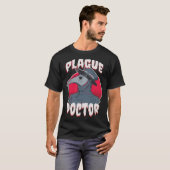 Plague Doctor Quarantäne Halloween Kostüm Men Wom T-Shirt (Vorne ganz)