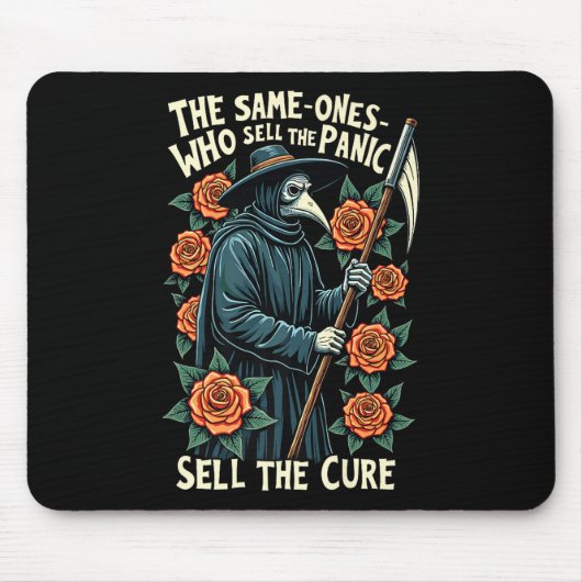 Plague Doctor The Same One Who Sells The Panic Sel Mousepad (Vorne)