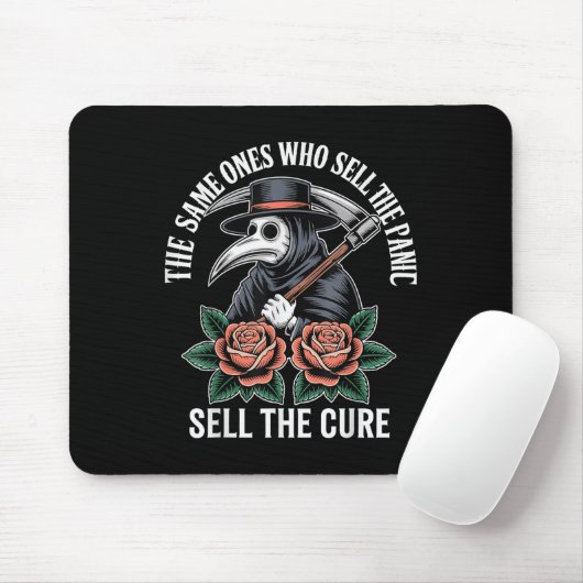 Plague Doctor The Same One Who Sells The Panic Sel Mousepad (Mit Mouse)