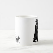 Plague Doctor Walking Chihuahua Kaffeetasse (Mittel)