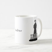 Plague Doktor mit Schülern Funny Lehrer Custom Kaffeetasse (VorderseiteRechts)