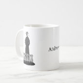 Plague Doktor mit Schülern Funny Lehrer Custom Kaffeetasse (Vorderseite Links)