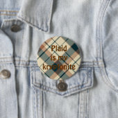 plaid025, kariert ist mykryptonite button (Beispiel)