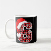 Plaid 6 7 Six Seven Meme Xmas Santa Hat Christmas Kaffeetasse (Links)