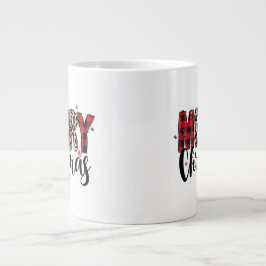 Plaid Animal Print Specialty Mug Jumbo-Tasse